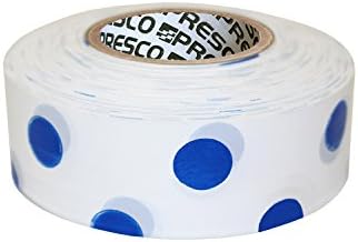 Presco Polka Dot Commonging Rolling Calt: 1-3/16 אינץ 'x 300 ft. [לא דבק]